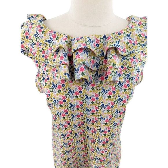 Liberty X Target Women Multicolor Floral Print Sleeveless Blouse Size Medium - Picture 6 of 14